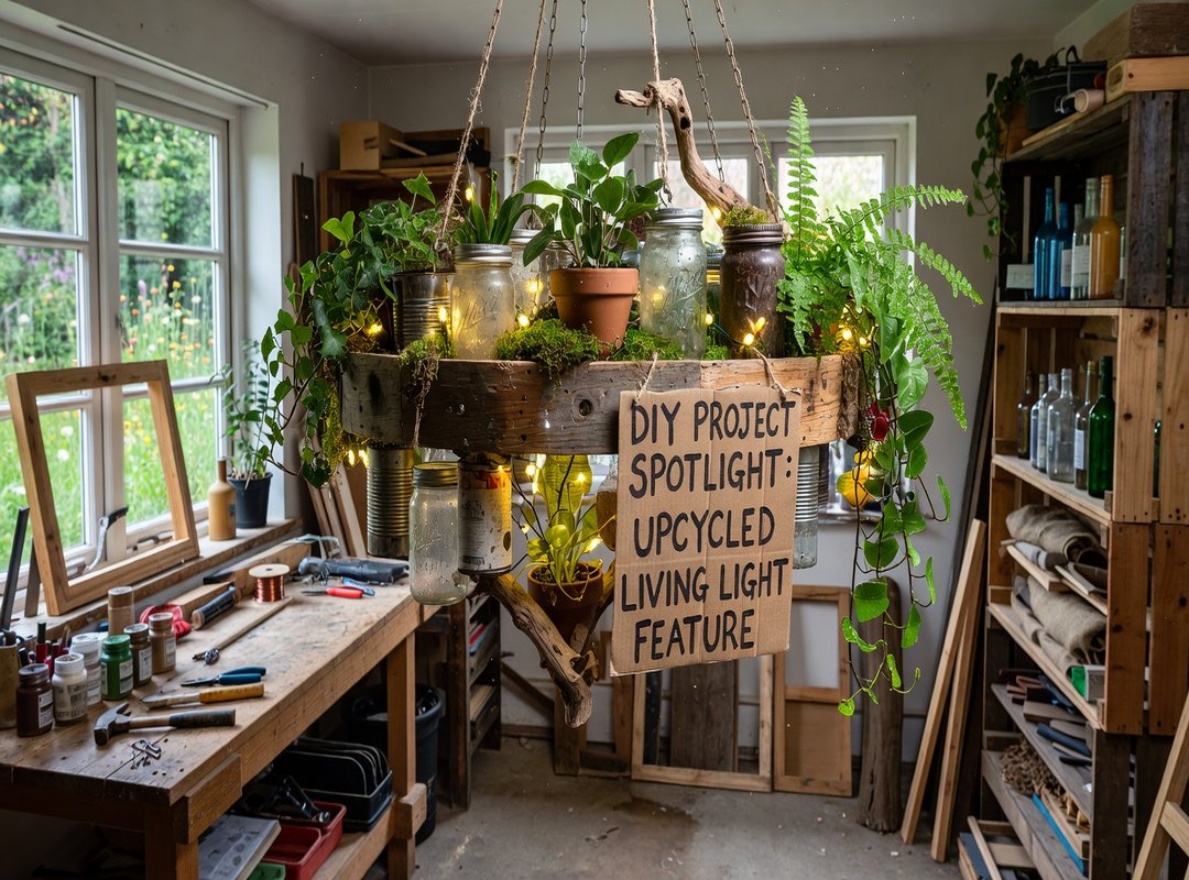 DIY Project Spotlight: The Upcycled 'Living Light' Feature