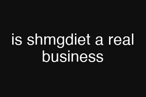 is shmgdiet a real business